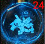 Pokemon Anhänger Nummer 024